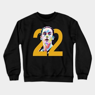 Caitlin Clark Syle Wpap Pop Art Crewneck Sweatshirt